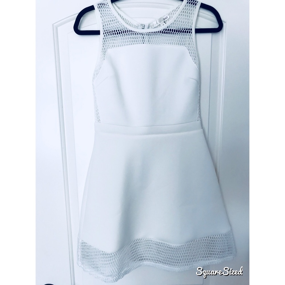 SCUBA DRESS WITH CUT OUTS!